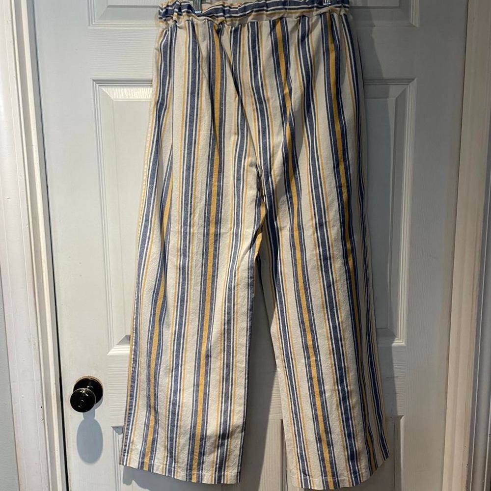 Robert Louis striped wide leg pants with vertical stripes - Picture 3 of 5